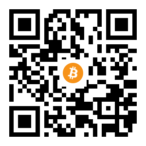 bitcoin:1EbNob996YMsbirChUQwjoWoCcxS1vYBPD black Bitcoin QR code