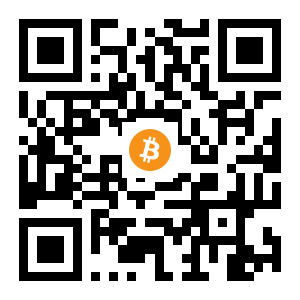bitcoin:1EbwzvA93LXZDnQLEYZYzsKZurd7xAUybk black Bitcoin QR code