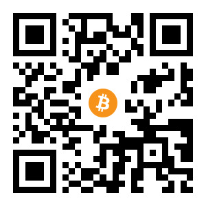 bitcoin:1EcavXFfFJP83y2SLad7dLbWDwJZkKdSqy black Bitcoin QR code