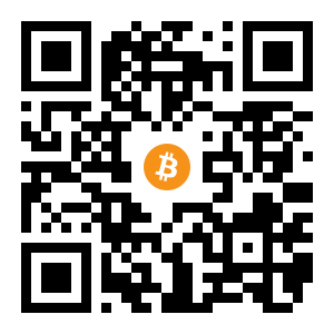 bitcoin:1EcwcCV17JvtadQk4JZhD5PiRjerSgS78K black Bitcoin QR code
