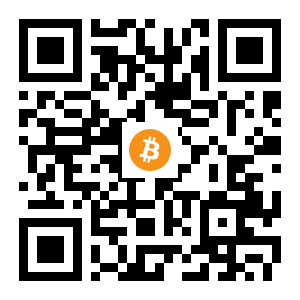 bitcoin:1EdtWWJbZYHz39iLBmEB2JSCTexn5z6ZZE black Bitcoin QR code