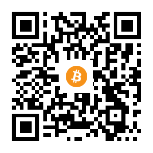 bitcoin:1Edtv8efoBJGxHYzcUB4iTcCmpjmpnuHRE black Bitcoin QR code