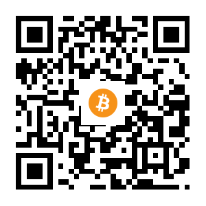 bitcoin:1Eefr12jSF6BWUs3NbVpZWKsDjfWPrcbrz black Bitcoin QR code