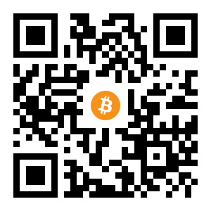 bitcoin:1EezsvExJNAWvDNrX9wbp946LQxU4dW6qe black Bitcoin QR code
