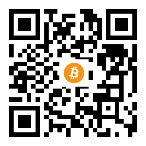 bitcoin:1EfB3dHWZ2NCnQRwJUqo3xabjG7pKVqU9D black Bitcoin QR code