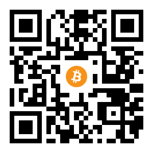 bitcoin:1EgPVZkVExeUoLbGLrcWGvFp5KAMWV7jXe black Bitcoin QR code