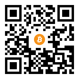 bitcoin:1EgiTzDMH1dotAoKTwEsq9ENuf1TYRMV3U black Bitcoin QR code