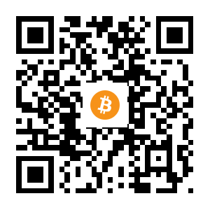 bitcoin:1Ehgxj89jPrWVyARudyN1fCvQaZ1i8LKZW black Bitcoin QR code