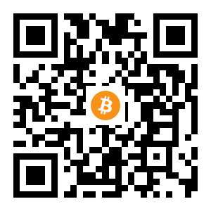 bitcoin:1EhknMtP76p6sgLYMKzowaTAhM9jzqB39p black Bitcoin QR code