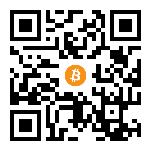 bitcoin:1Ehpxa6N9MFhHAbgD1hSSC6Ldny75DGi2N black Bitcoin QR code