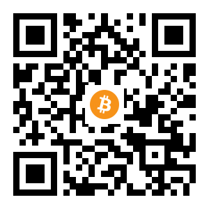 bitcoin:1EiYkf6tKo4YQcAUcWzEcrvoyEtZDkbT35 black Bitcoin QR code