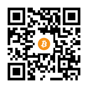 bitcoin:1EigqprMDHVfw8kbm1Yc9CGs4TZkXkX3vg black Bitcoin QR code
