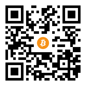 bitcoin:1EjG5fLradD8BBX6QfVxBS85RzTYeBdo7N black Bitcoin QR code