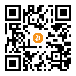bitcoin:1EjKkFmeiAhhDTttsS1pWbXjjLCHEa8nzH black Bitcoin QR code