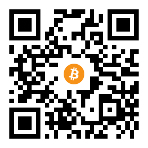 bitcoin:1EjUUu8u3uAyfeFTKm2hSiES5MXAD3KU8Z black Bitcoin QR code