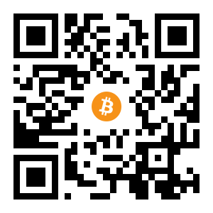 bitcoin:1EjXNKgsPA5JK4d3gmV2pqgHJ9N5FHLZVG black Bitcoin QR code