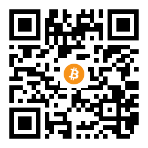 bitcoin:1EjZTaXMzXuJJAsyxmgDvcwaokkKNgigZB black Bitcoin QR code