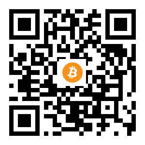 bitcoin:1EkL5gKdeNiGBQ3zkyZVBJVFZwnYyvR4Z6 black Bitcoin QR code