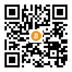 bitcoin:1EkWy9MHmCa4dmyxAiDX3WZyxMFomtPNQF black Bitcoin QR code