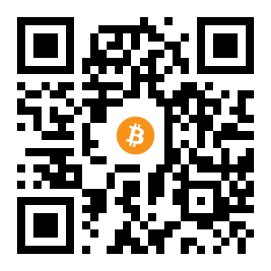 bitcoin:1Em9kScbqFVZPDCxc92DXnCcktaHwuVtJt black Bitcoin QR code