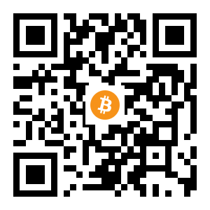 bitcoin:1EmqVRPPxRkFGVY2TeKfRfbeaS1BqTkqq5 black Bitcoin QR code