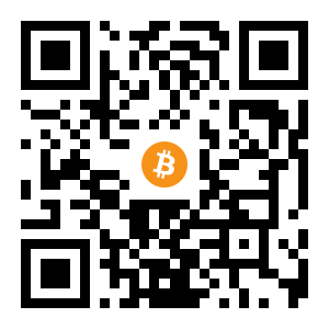 bitcoin:1EmuYk8fG1CrqLLVWmn6cxqtmkMxDrkhW4 black Bitcoin QR code