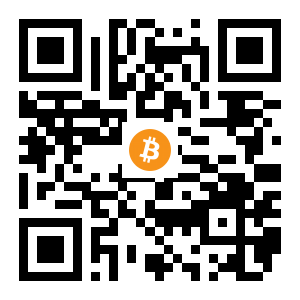bitcoin:1En5YLEf45XDFkU2KJDeKwu7V9b1aHDd6R black Bitcoin QR code