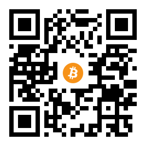 bitcoin:1EnYUnNuHEqPGDKekEjn95gh1wnE4jYqek black Bitcoin QR code