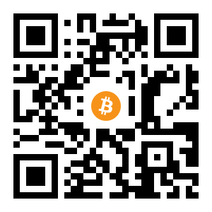 bitcoin:1Ene6Lu1b2Fgb2AXQSkFojCh8f2UwMTdco black Bitcoin QR code