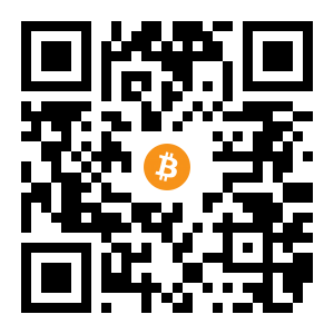 bitcoin:1EoTdfmvHL4rMJz5eWityVyhjziWKqJy3p black Bitcoin QR code