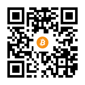 bitcoin:1EobxY3VzKhBv2fn5wtyhXiyCACAV7acwT black Bitcoin QR code