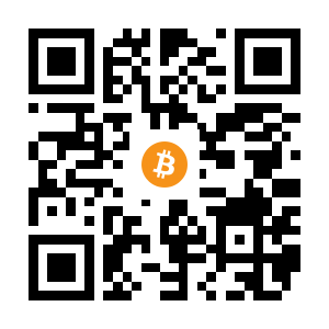 bitcoin:1EpfiAZvFFaoBbV6Xfec4Wuee8PiUDjUxT black Bitcoin QR code