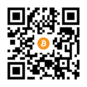 bitcoin:1EqFyzNBtAoQymkcP2GGPRC4ZXCTqRjUUX black Bitcoin QR code