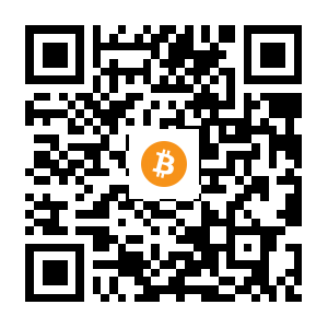 bitcoin:1EqME83Sm8BJFyCWLi4T2CRoJTwWHAaC5K black Bitcoin QR code