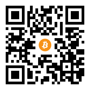 bitcoin:1EqXee4hkfYRte43UJaPR9kV3Q45EtF4Wd black Bitcoin QR code