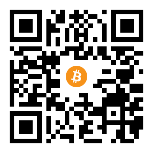 bitcoin:1EqcSFZWK4NAyRSuyw5cw9XwgEafw4uHhL black Bitcoin QR code