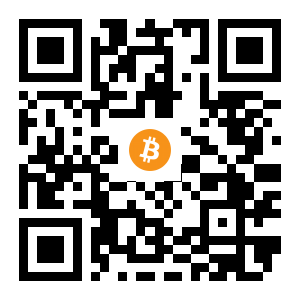 bitcoin:1ErWUNF2uweK6YnTJ28Z7k81k4TL8icDko black Bitcoin QR code