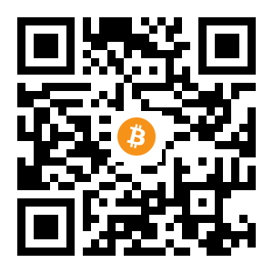 bitcoin:1EsXgnANHep8yq2ZPRH46t8EhXzUX7M3mq black Bitcoin QR code