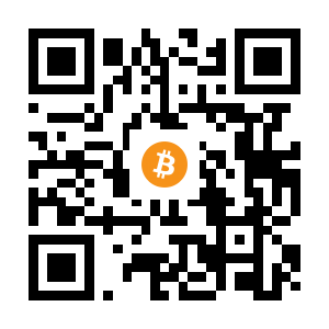 bitcoin:1EuoVgH1KNoyxgwd52AR38mSocxFKDYZMD black Bitcoin QR code