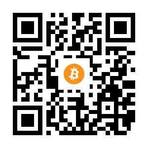 bitcoin:1EvB7X8sgTF8tna923dVx7AVLeaHTEcW2f black Bitcoin QR code