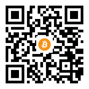 bitcoin:1EvYiTvPAsbMKwDvHd68bepGfrjagzkwTU black Bitcoin QR code
