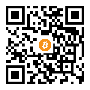 bitcoin:1EvuEtMs7vsahCcVwhM39iQUcHyGGDLHuE black Bitcoin QR code