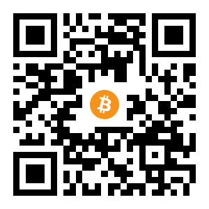 bitcoin:1EwJ69KV6BwcYxiq8PjCrMVAJ9owLtT5nX black Bitcoin QR code