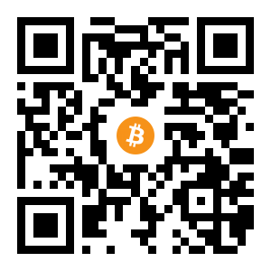 bitcoin:1ExHKVSRCMePeS4WtAvJHi1r2yuUbSz2Rb black Bitcoin QR code