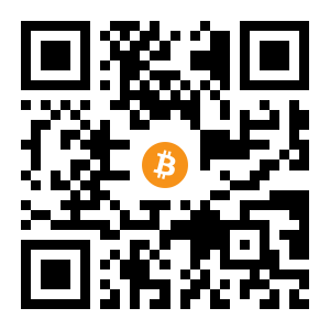 bitcoin:1ExUsiSNAiWMa3AJg8i3zGsJUQhLXT59Rx black Bitcoin QR code