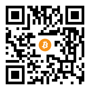 bitcoin:1ExpYfULGRiYP3RtLdqZgMNLadEnaj7Q8X black Bitcoin QR code