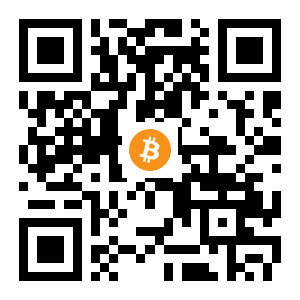 bitcoin:1EyKdo6rJJTowynEsbQZdSNEdptG5f1y3s black Bitcoin QR code