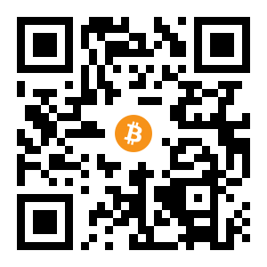 bitcoin:1EzZxuhdBx8GRj2twtVJM12gU7BXsxQZgW black Bitcoin QR code