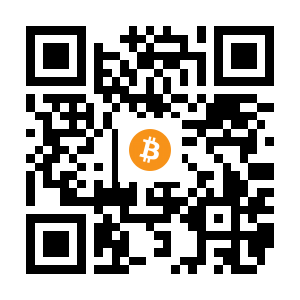 bitcoin:1EzqjcDwzsH61YR96fW9Tksw2nFssys2iG black Bitcoin QR code