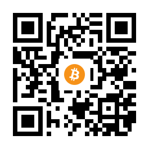 bitcoin:1F1NGHWnvBtW1ffdKhNnNj5HRUHppn46BW black Bitcoin QR code